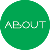 a green circle with the word about on it