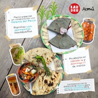 a poster with a variety of food on it